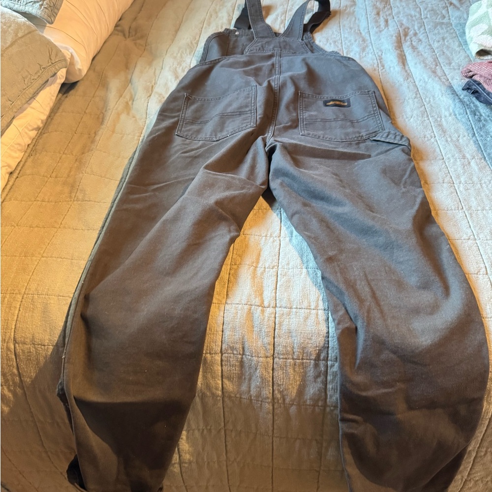 REI Olive Green Women's Jeans Overalls - Picture 9 of 13